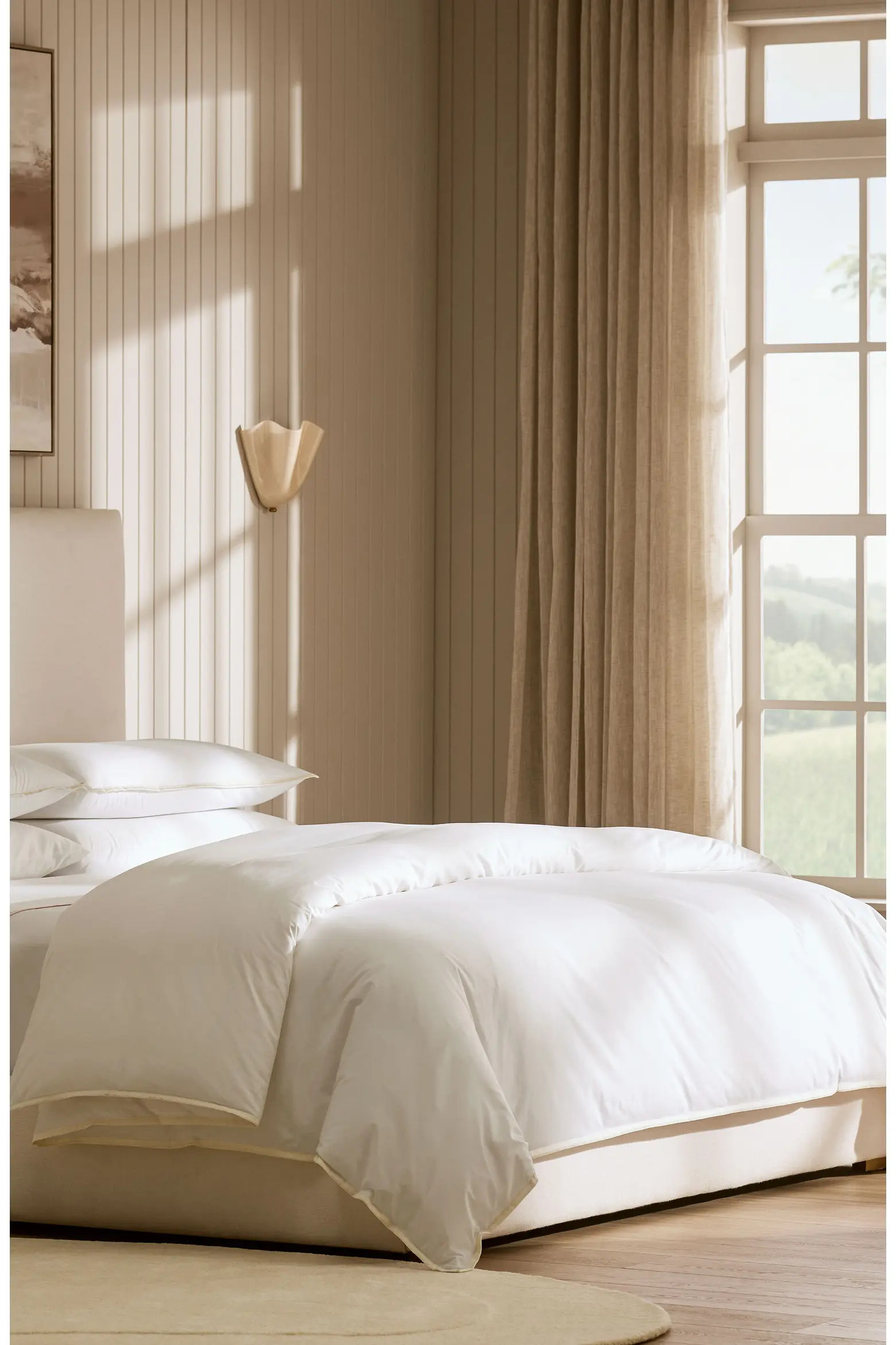 Boll & Branch Framed Organic Cotton Percale Duvet Cover & Shams Set | Nordstrom | Nordstrom