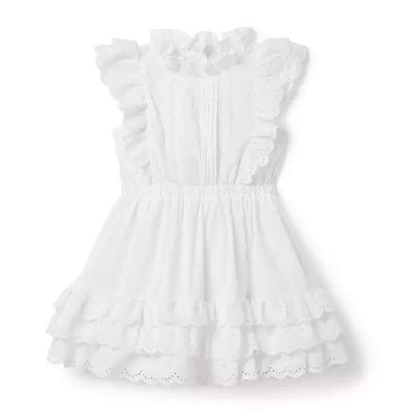 Eyelet Ruffle Party Dress | Janie and Jack