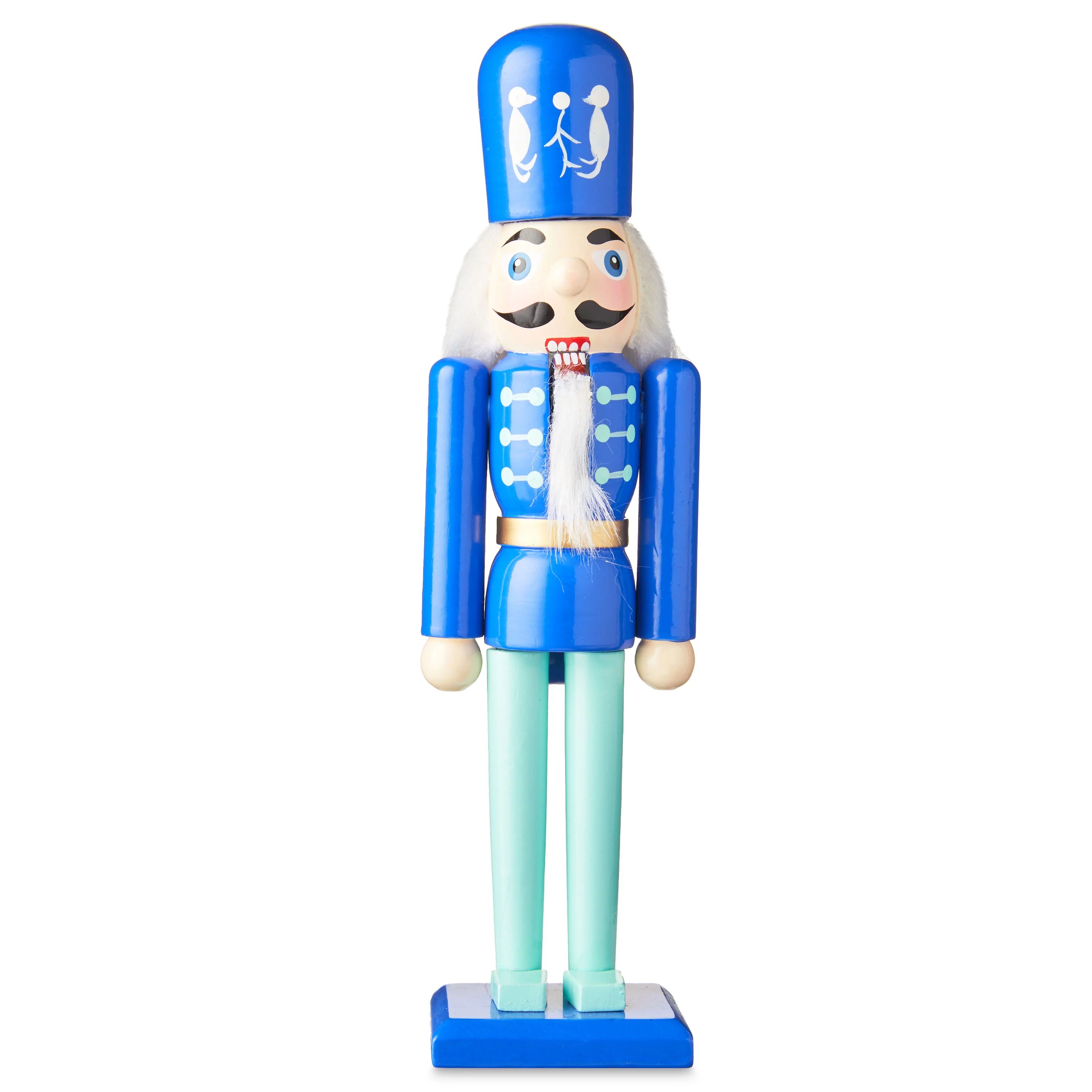 Holiday Time Nutcracker Tabletop Decor, Blue - Walmart.com | Walmart (US)