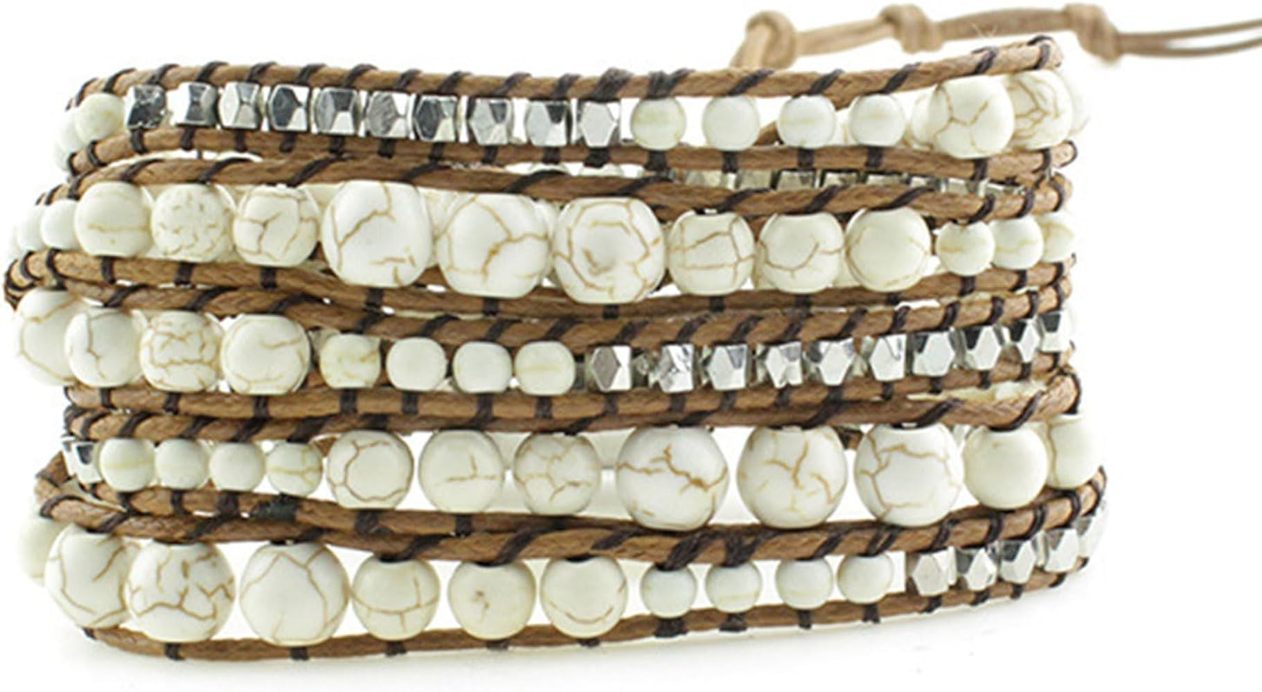 Natural Stone Wrap Bracelet for Women | Amazon (US)