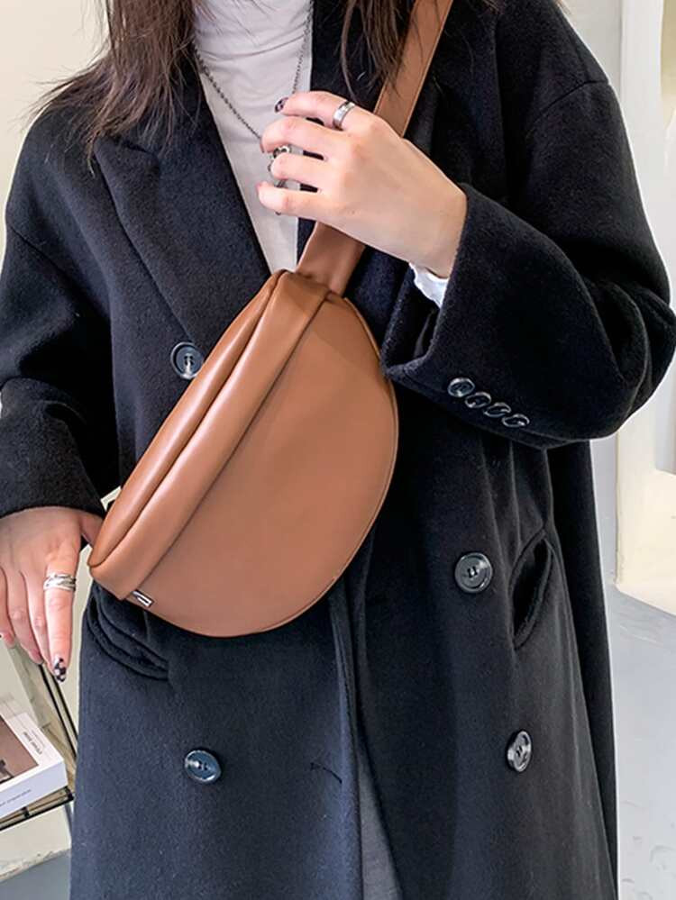 Minimalist Zip Front Fanny Pack | SHEIN