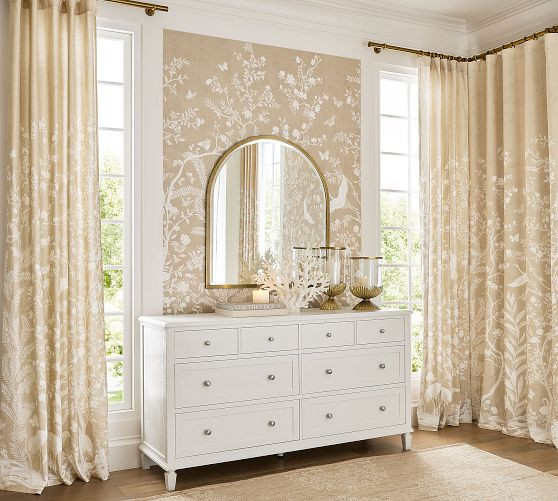 Veranda Botanical Curtain | Pottery Barn (US)