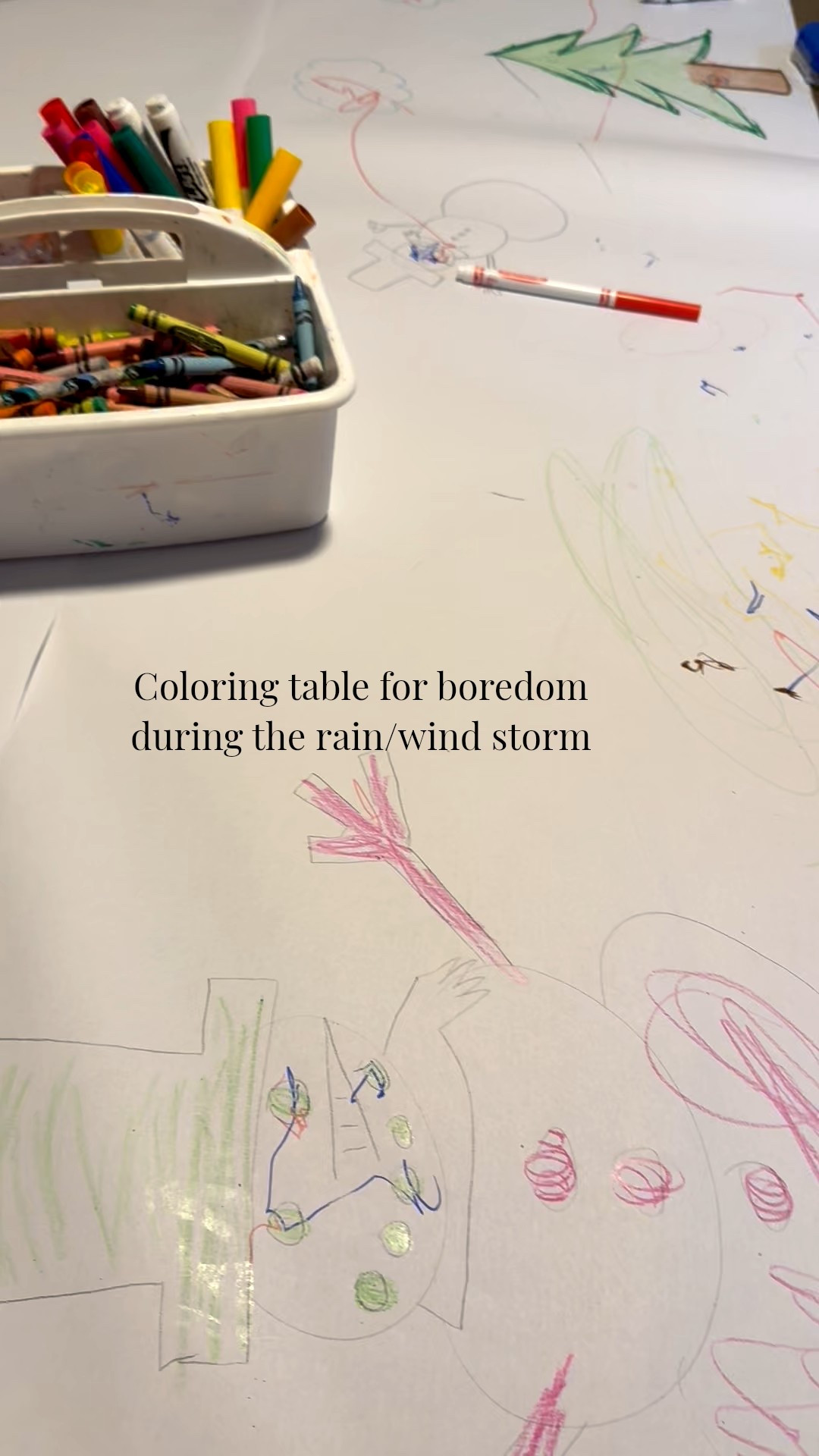 The weather sucks today. I dk how people handle it in the colder states 

#momlife #christmaseve #crafttable #wintertable

#LTKHoliday #LTKmomlife #LTKKids