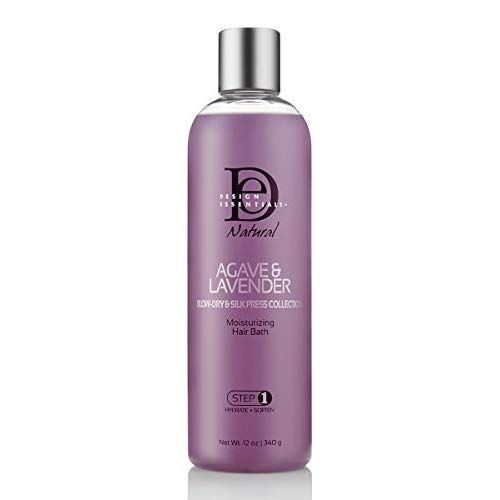 Design Essentials Agave & Lavender Moisturizing Hair Bath, Sulfate-Free Shampoo- Blow-Dry & Silk ... | Amazon (US)