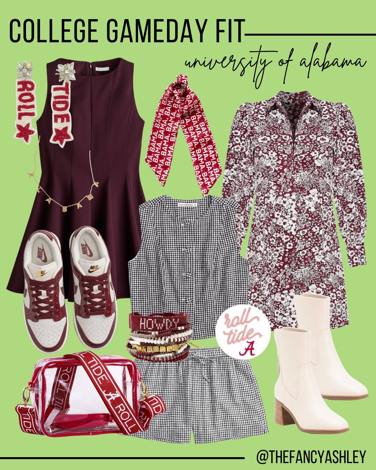 It’s Tide roll time, and I’ve got you covered with the cutest game day looks. Obsessed with all things crimson and white—these darling fits and fab accessories are college football perfection. Cheering for Bama never looked so cute. #bama #crimsonandwhite #universityofalabama #collegegamedaystyle

#LTKStyleTip #LTKU #LTKSeasonal