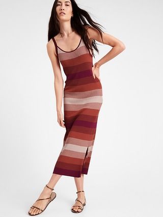 Petite Ombré Midi Sweater Dress | Banana Republic (US)