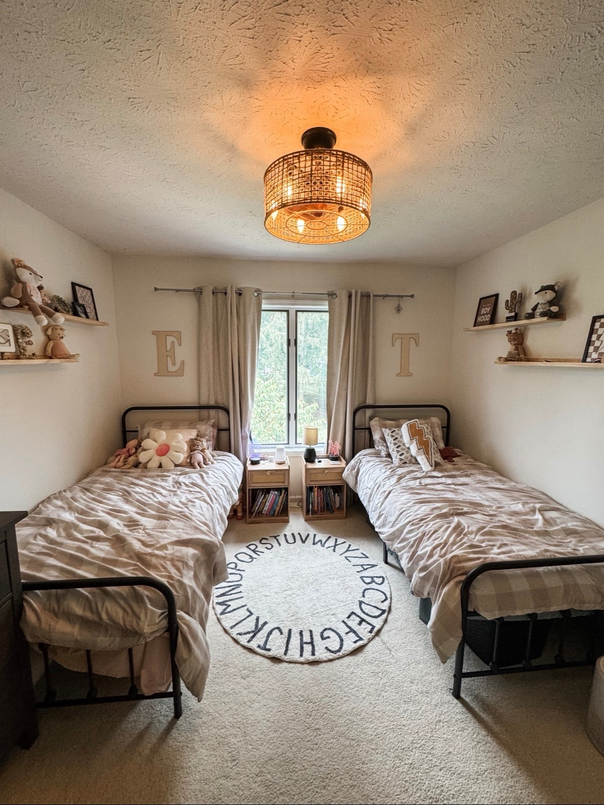 The sweetest neutral girl & boy shared room🩵🩷

#LTKSaleAlert #LTKHome #LTKKids