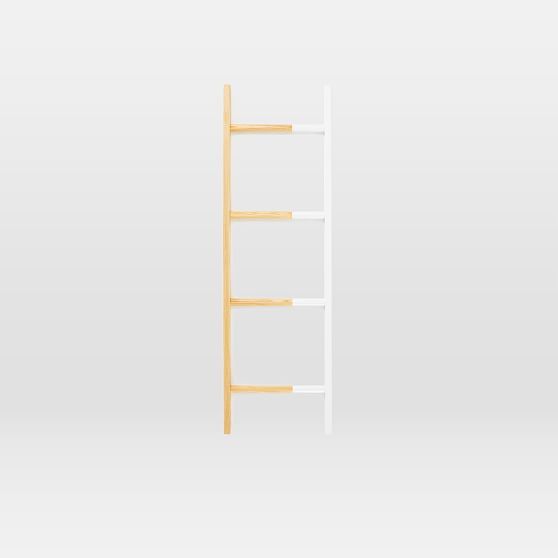 Solid Manufacturing Co. Decorative Found Ladder, Small (White Ash), White | West Elm (US)