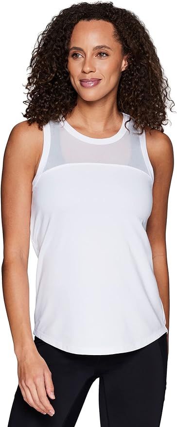 RBX Active Women's Sleeveless Athletic Performance Running Workout Yoga Tank Top with Mesh Ventil... | Amazon (US)