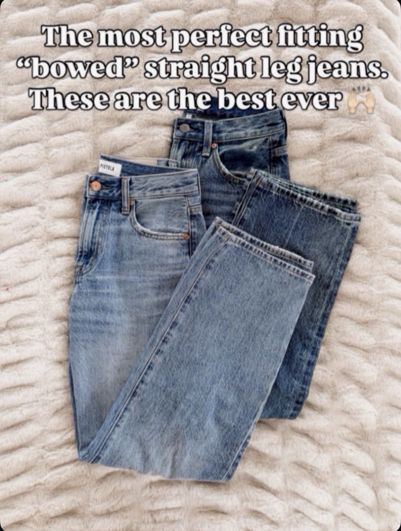 The “bowed” straight leg jeans that actually fit perfectly. Two washes, both incredible. These are the best ever! 

#LTKOver40 #LTKSeasonal #LTKMothersDay