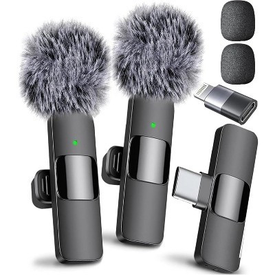 Mini Mic Pro Wireless Microphone for iPhone, Android, Lavalier Microphone for Video Recording | Target