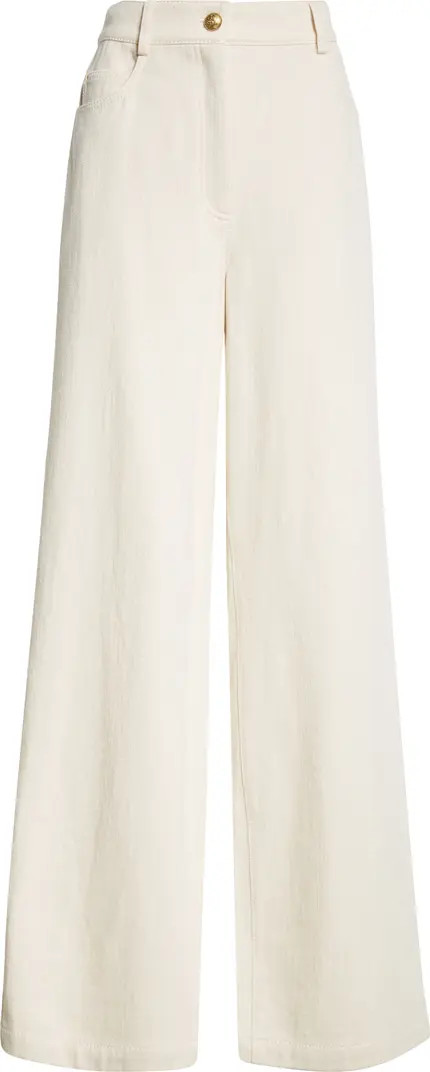 Cooper Cotton Blend Wide Leg Jeans | Nordstrom