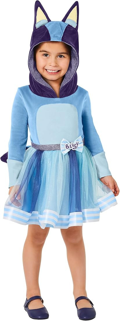 Spirit Halloween Bluey Toddler Girls Costume | Officially Licensed | Theatrical Halloween Outfit | Amazon (US)