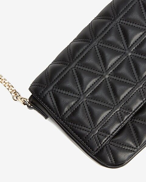 Triangle Quilted Crossbody Bag | Express