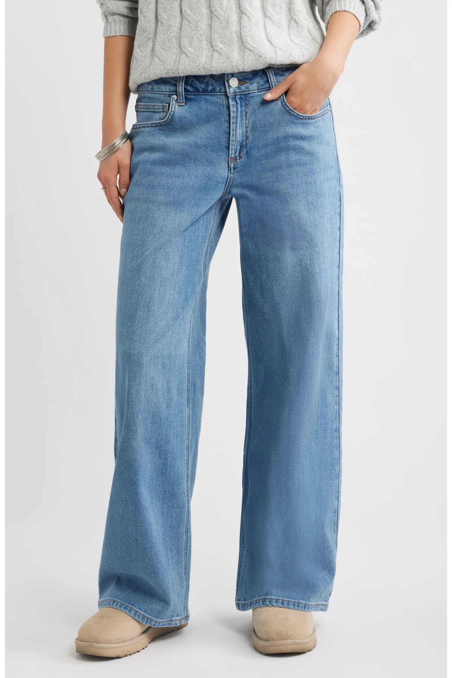 Low Rise Baggy Wide Leg Jeans (Women) | Nordstrom | Nordstrom