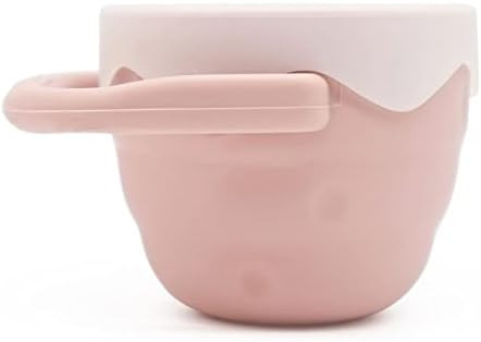 Ginbear Baby Snack Cups for Toddlers, Collapsible Silicone Snack Containers, Snack Catchers with Spi | Amazon (US)