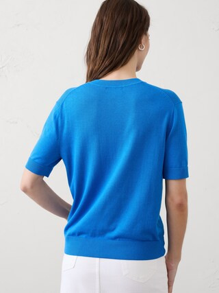 Forever Short-Sleeve Sweater | Banana Republic Factory