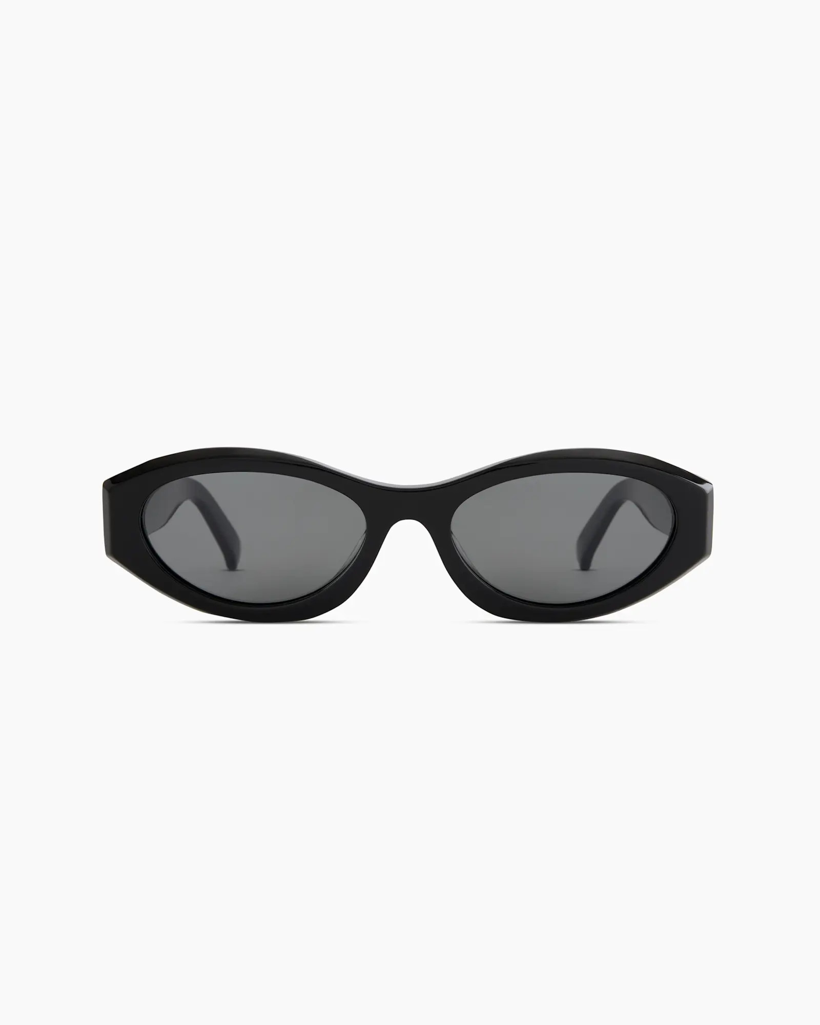 Milan Polarized Acetate Sunglasses in Black With Grey Lens | Quince