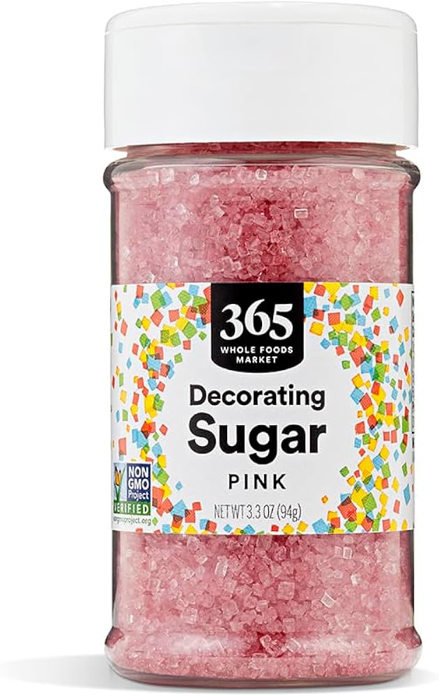 365 by Whole Foods Market, Pink Decorating Sugar, 3.3 Ounce | Amazon (US)