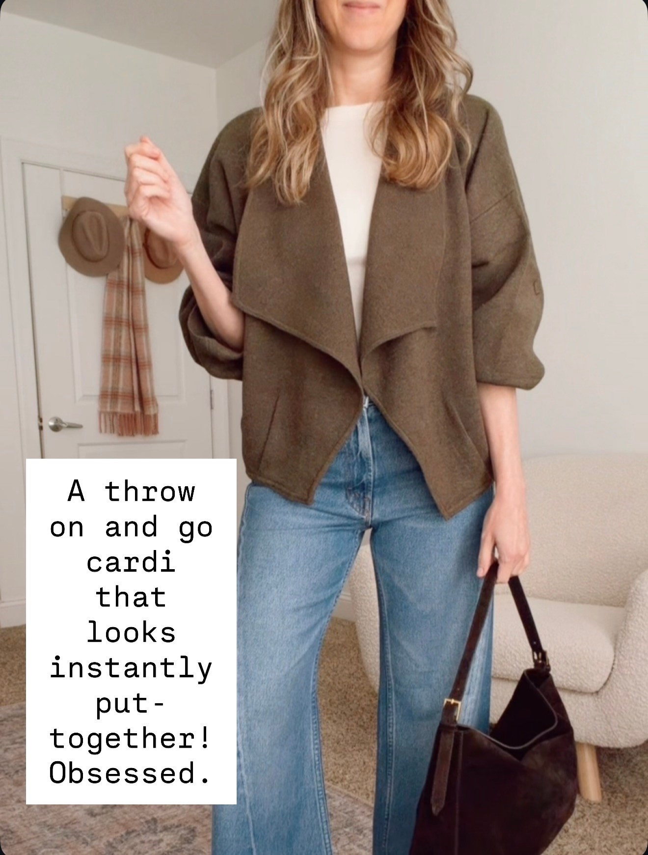 This cardigan goes great with everything in your closet.

#LTKSeasonal #LTKOver40 #LTKWorkwear
