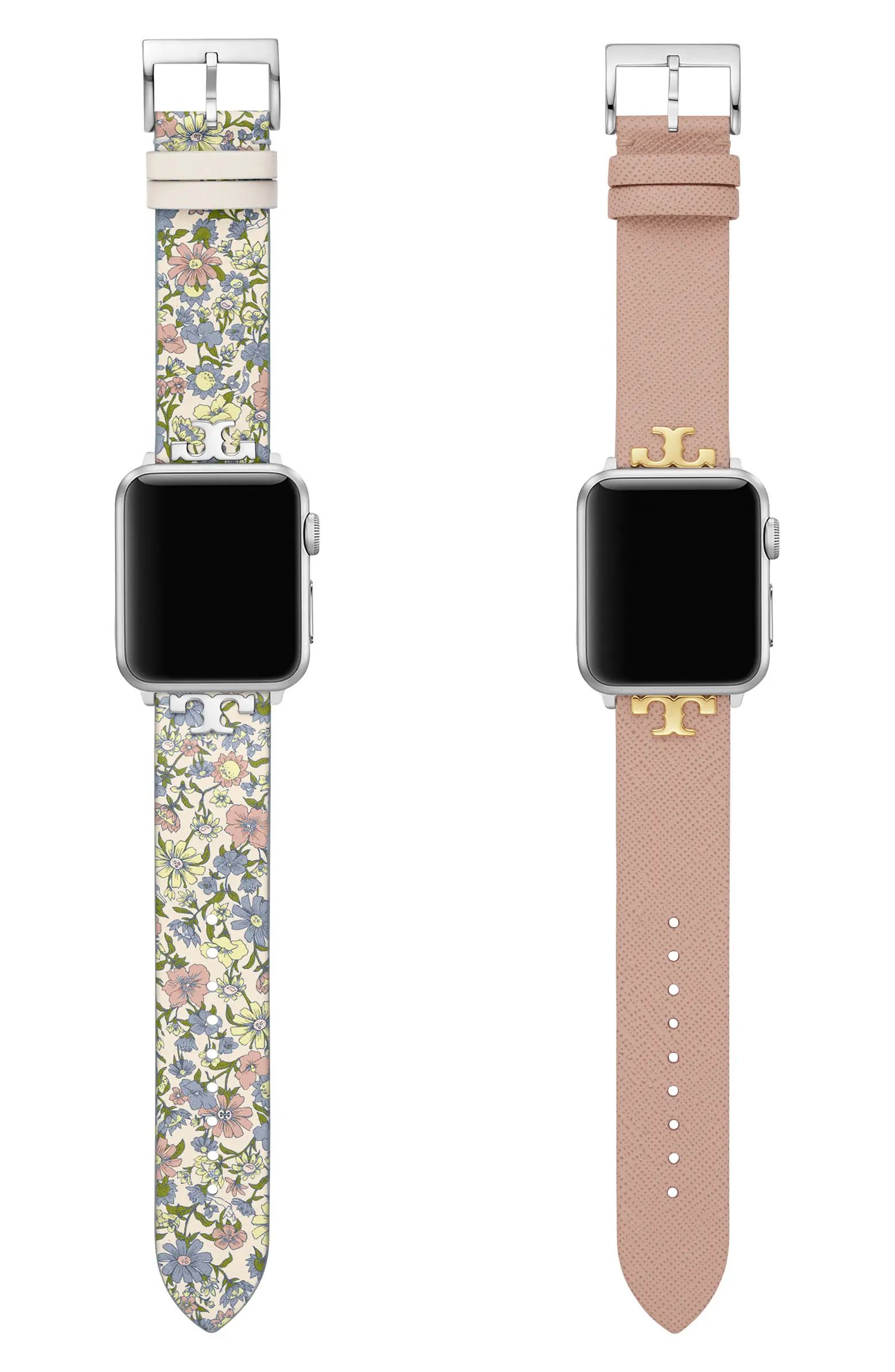 Set of 2 Leather Apple Watch® Straps | Nordstrom Canada