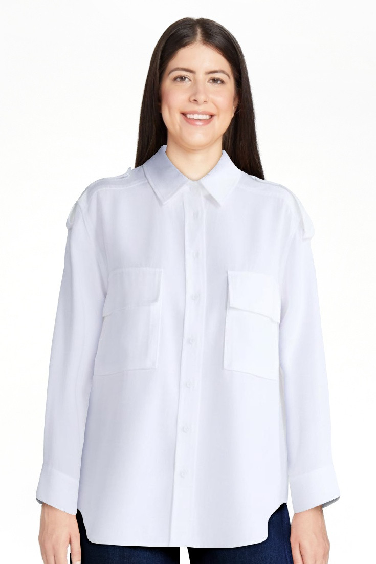 Scoop Women's and Women's Plus Utility Shirt, Sizes XS-4X | Walmart (US)
