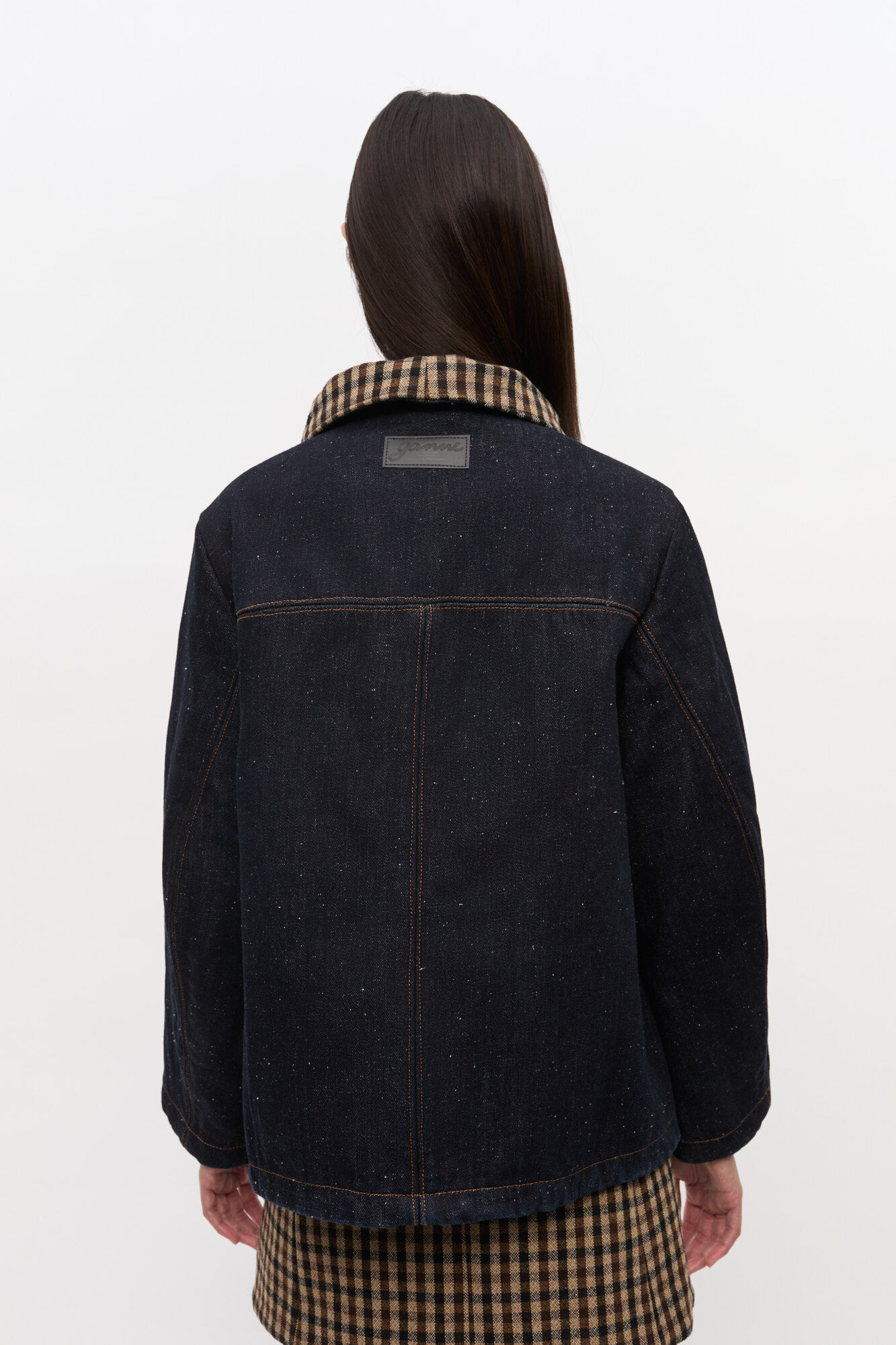 Neppy Denim Jacket | Ganni