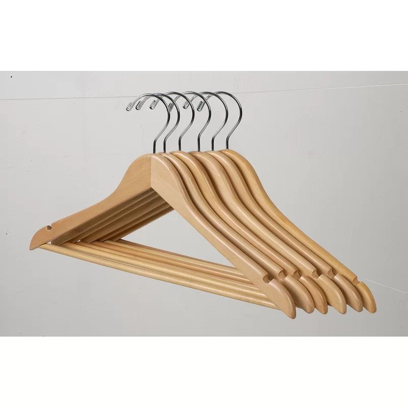 Wood Hanger for Dress/Shirt/Sweater (Set of 25) | Wayfair North America