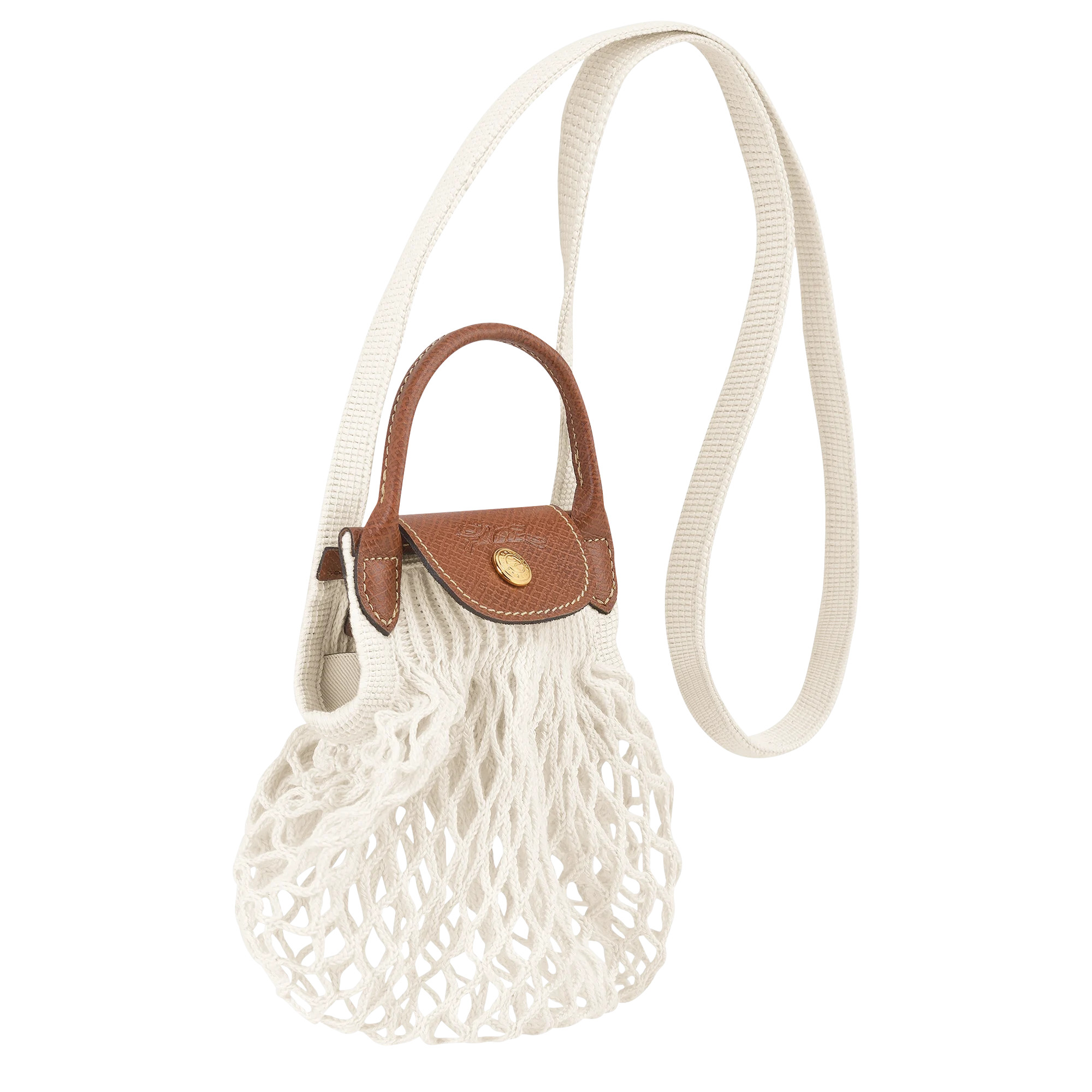 Le Pliage Filet XS Mesh bag Ecru - Canvas | Longchamp US | Longchamp