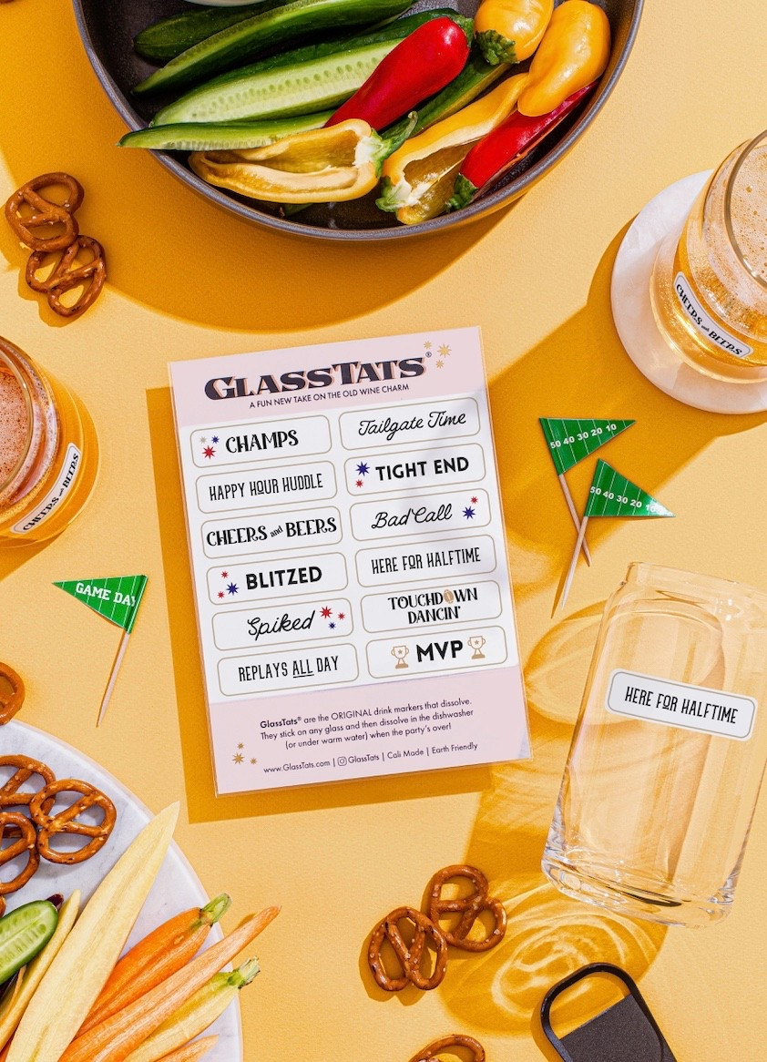 Sports themed accessories | party accessories | GlassTats | wineglasses | glassmakers #qvc #ltksale #ltksports #findsunder30

#LTKHome #LTKFamily #LTKParties