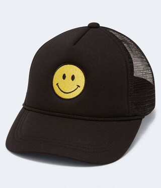Smiley Adjustable Foam Trucker Hat | Aeropostale