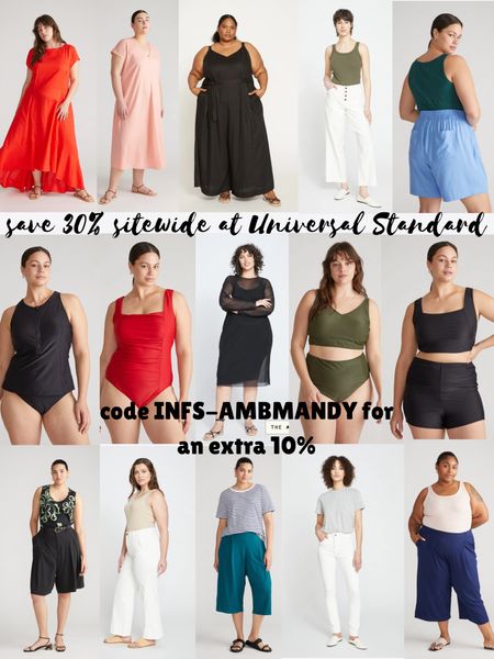 Save 30% off sitewide at Universal Standard and use code INFS-AMBMANDY for an extra 10%

#LTKSaleAlert #LTKPlusSize #LTKStyleTip