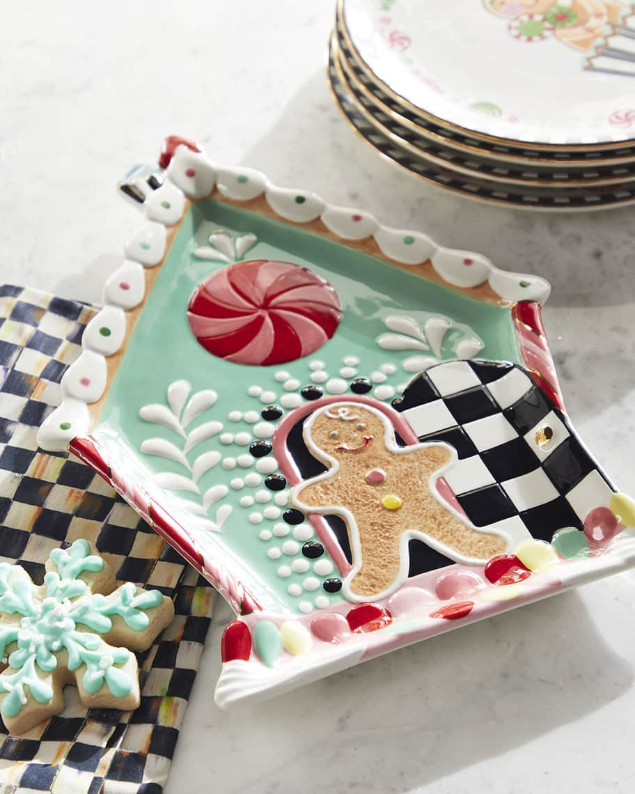 MacKenzie-Childs Holiday Sweets Cookie Plate | Neiman Marcus