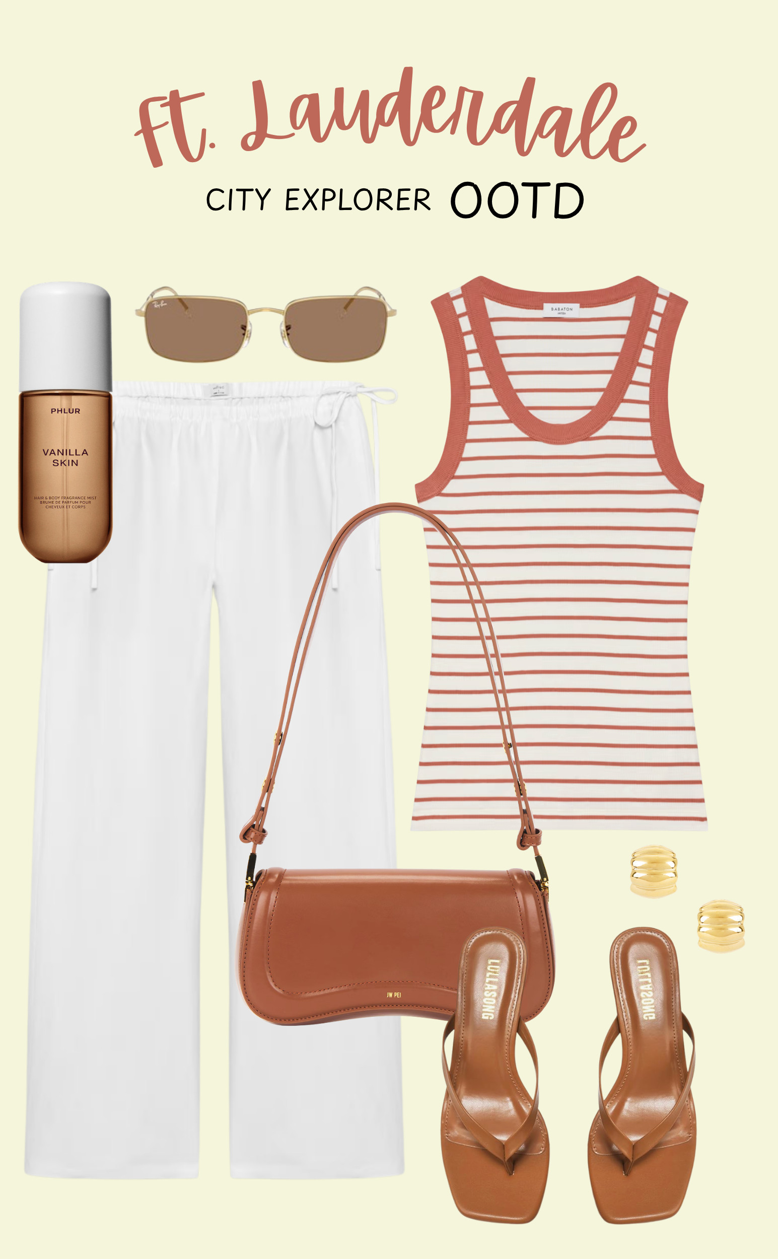 Fort Lauderdale outfit ☀️🌴 

fort lauderdale outfit, florida outfit, coastal outfit, city explorer outfit, vacation outfit idea, south florida style, beach town outfit, casual chic outfit, travel outfit, summer vacation outfit  

 #LTKgrwm #LTKootd #LTKTravel
