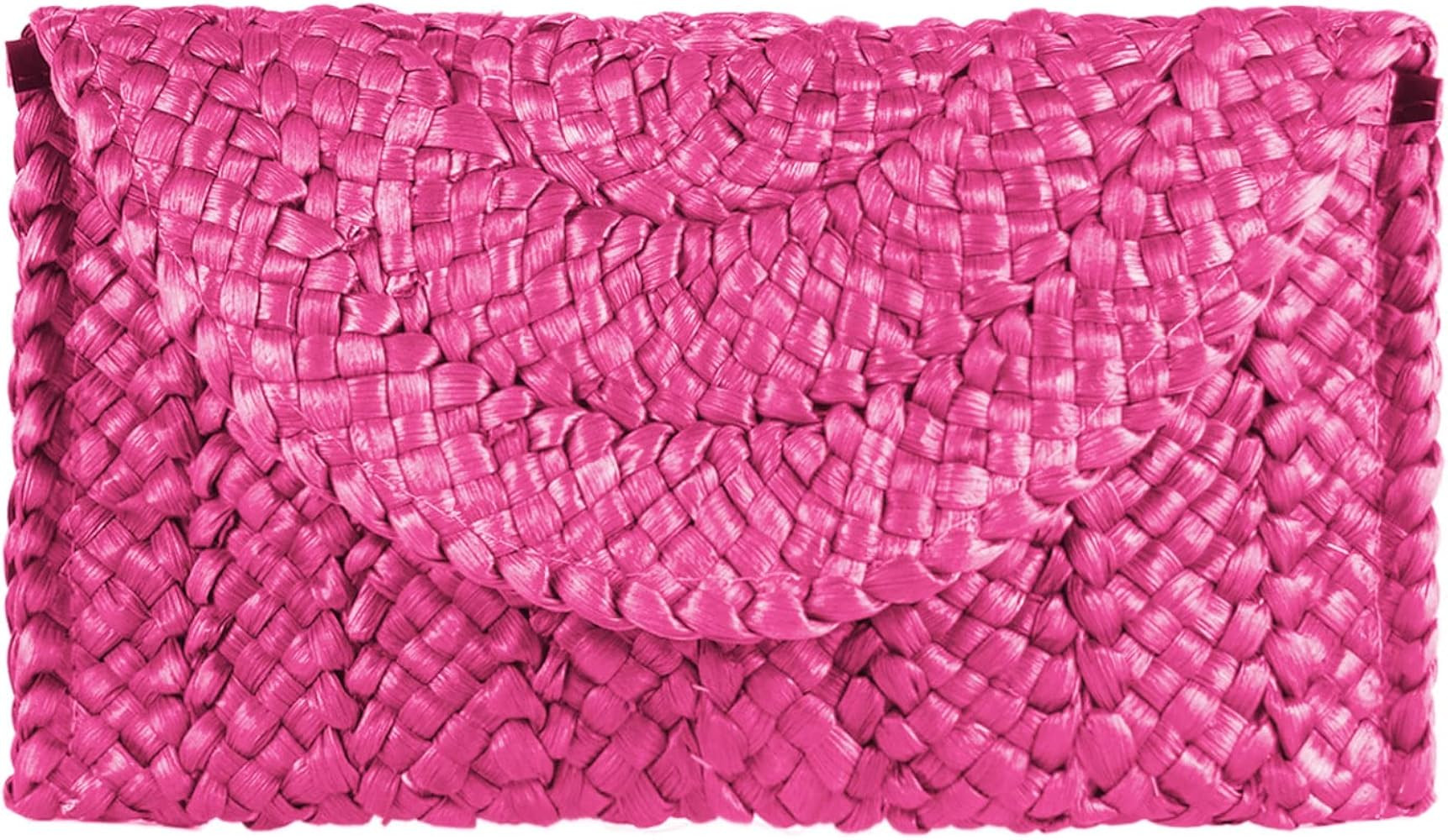 Freie Liebe Straw Clutch Purses for Women Summer Beach Bags Envelope Woven Clutch Handbags | Amazon (US)