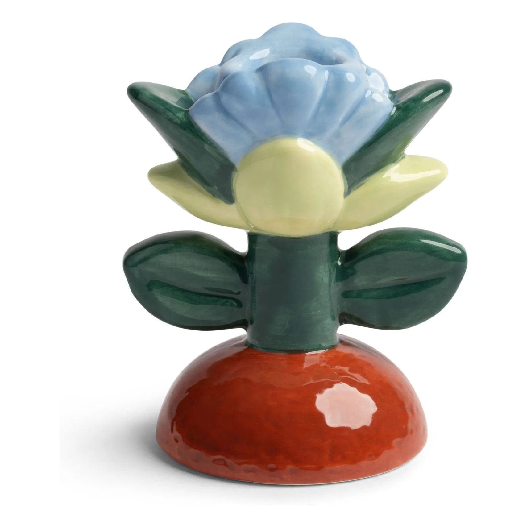 Blume flower candleholder | Green | Smallable