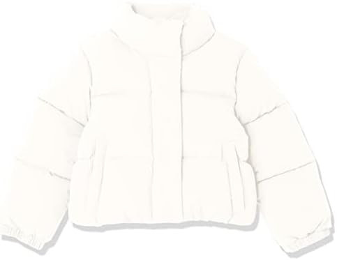 Amazon Essentials Girl's Cropped Full-Zip Puffer Jacket (Quilted Matte or Sherpa Fleece) | Amazon (US)