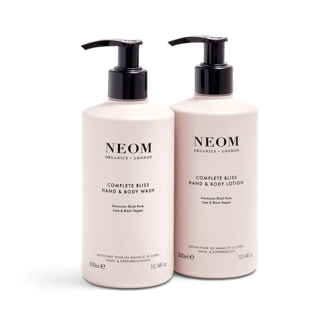 Complete Bliss Hand & Body Wash and Lotion 300ml | NEOM Organics