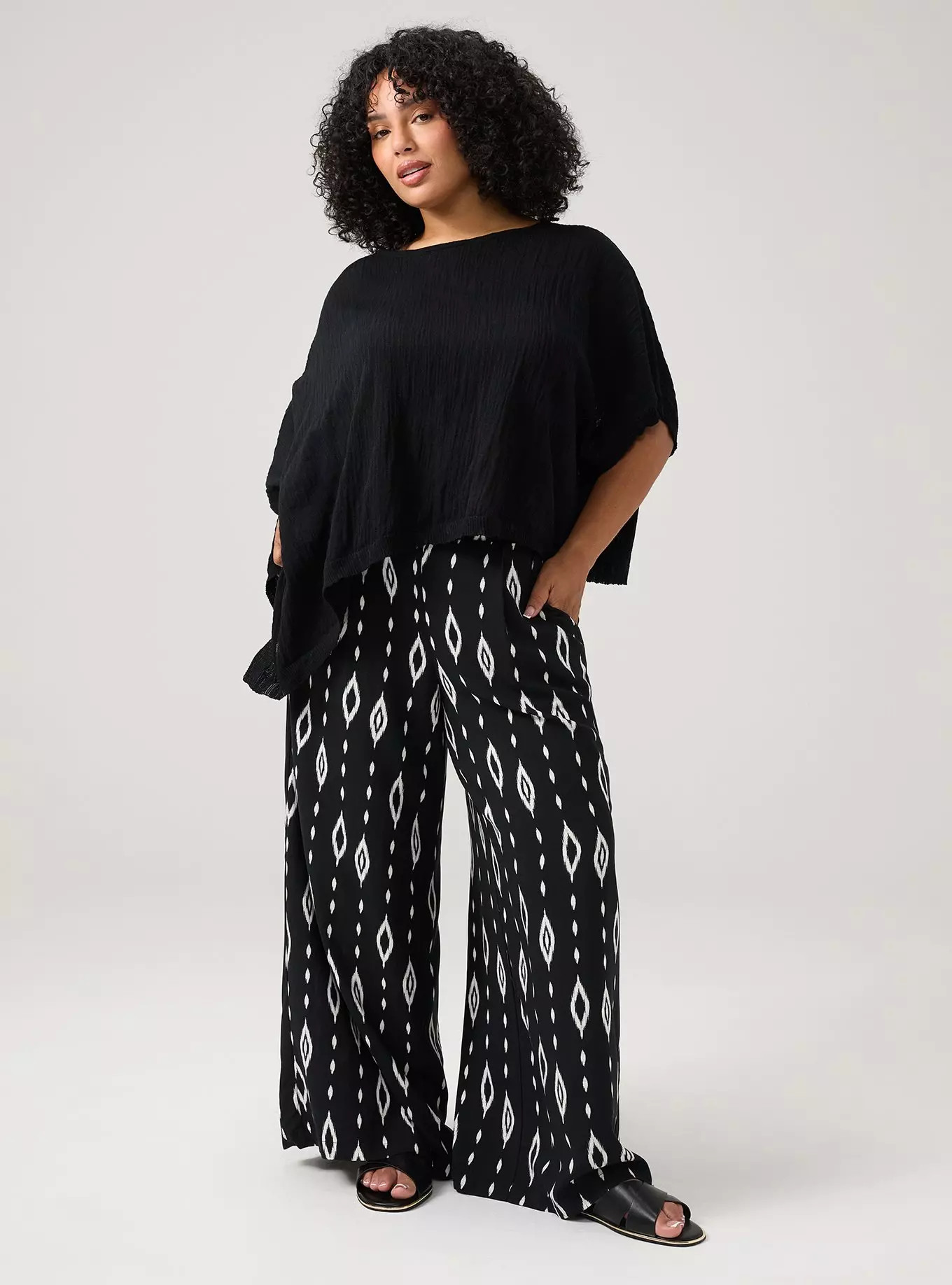 High-Rise Pull-On Wide-Leg Pant | Torrid (US & Canada)