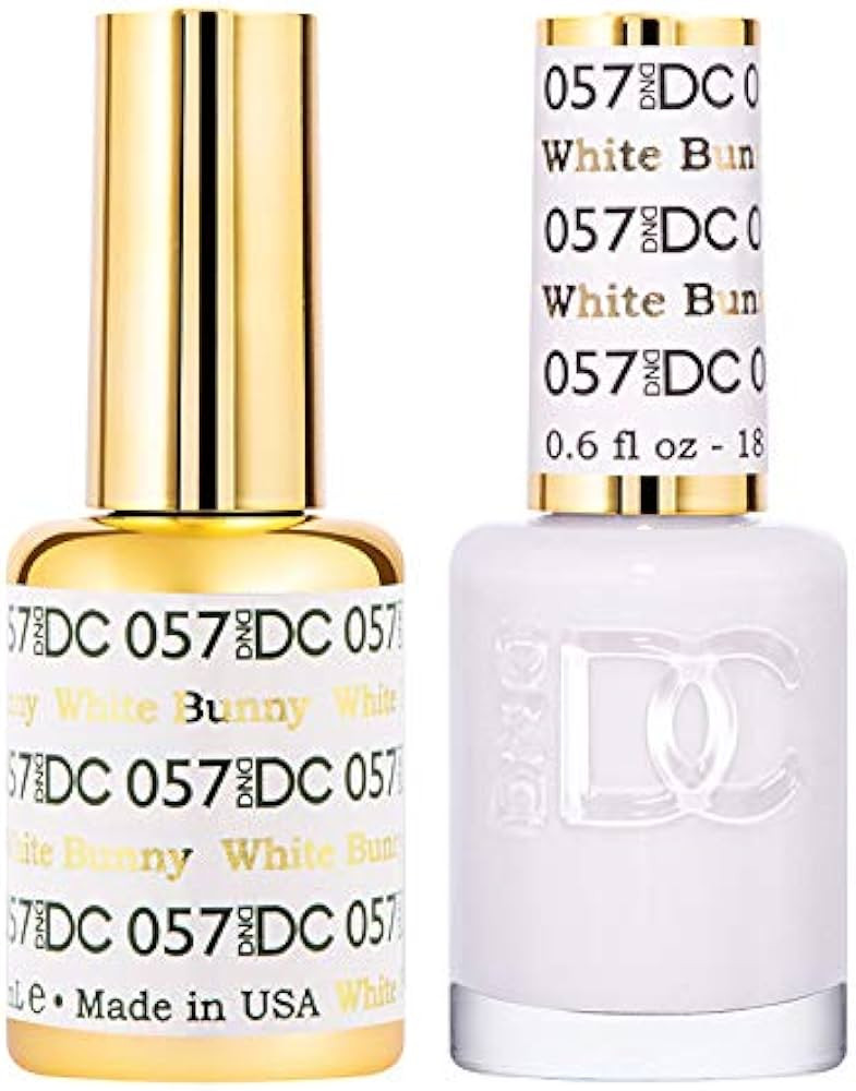 DAISY DND duo - gel polish and nail polish, shades of white | Amazon (US)