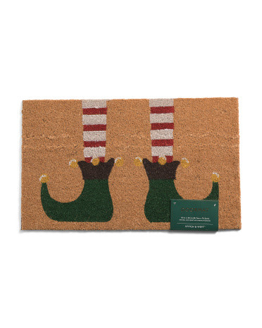 18x30 Elf Feet Doormat | TJ Maxx