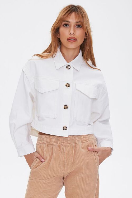Cotton Button-Up Jacket | Forever 21 (US)