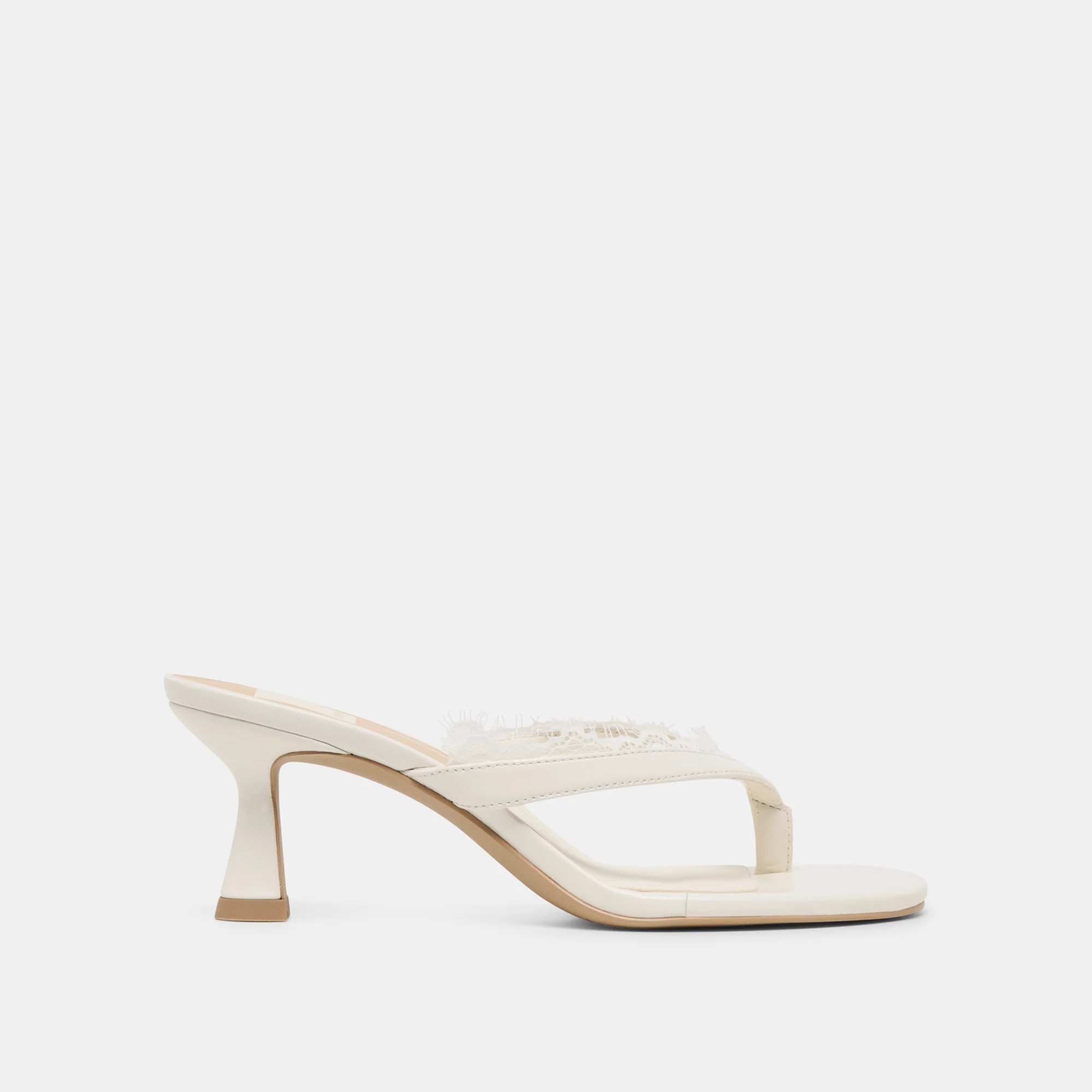 Daksie Lace True White Leather Heels | Dolce Vita | DolceVita.com