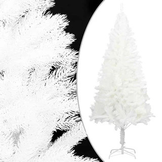 vidaXL Artificial Christmas Tree Lifelike Needles White 4 ft | Bed Bath & Beyond