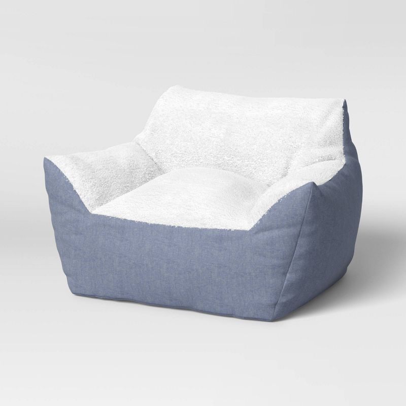 Chambray Bean Bag Chair - Pillowfort™ | Target