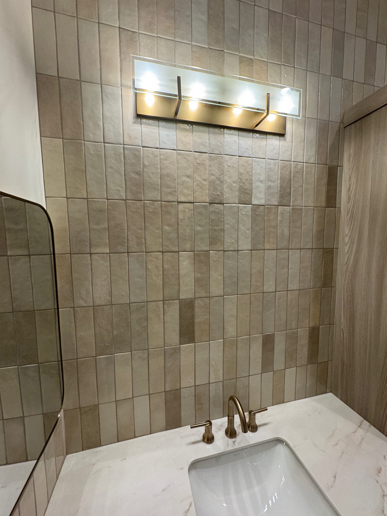 You seemed to like the previous post of Cloe in our girl’s bathroom. This is it again, fully grouted. Now just needs the arched mirror to finish it off 🤌🏾

#LTKhome #LTKfamily #LTKkids