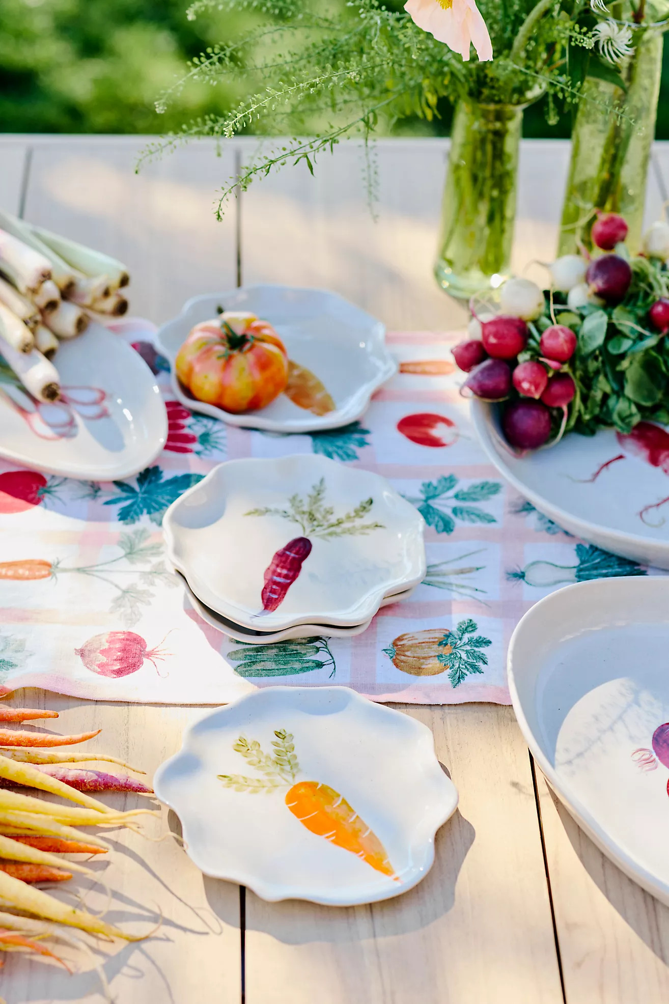 Vegetable Garden Stoneware Side Plate | Anthropologie (US)