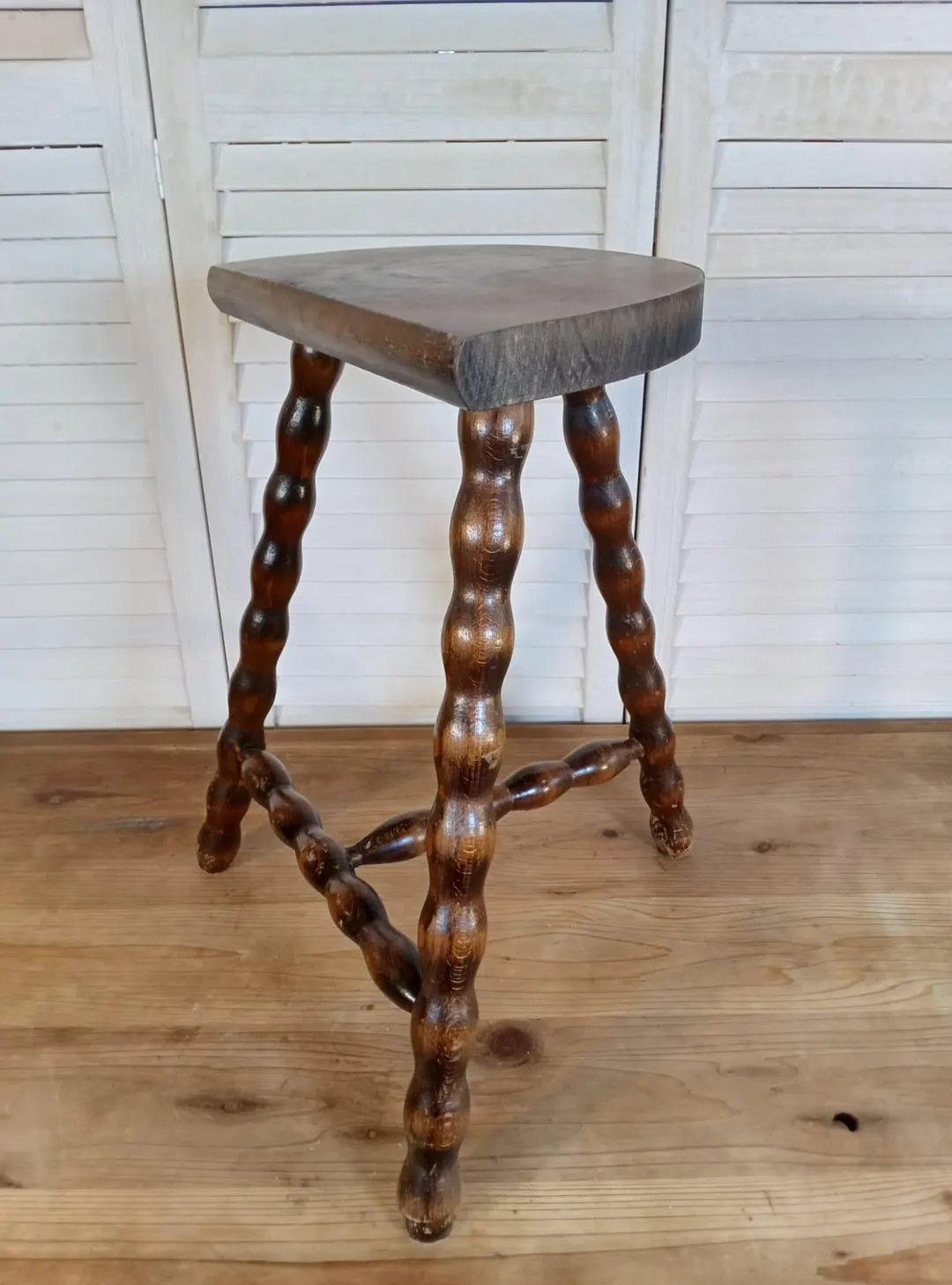 Antique French Stool With Turned Legs – Rustic or Baroque Style, Vintage - Etsy | Etsy (US)