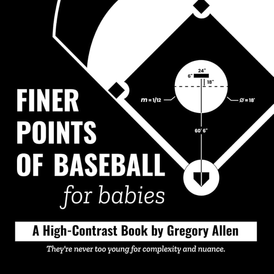 Finer Points of Baseball for Babies: A High-Contrast Book (Finer Points for Babies) | Amazon (US)