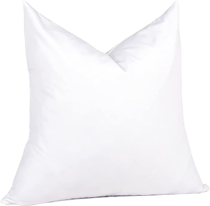 puredown® 28 x 28 Feather Down Throw Pillow Insert, 1 Pack Euro Pillow for Decorative Bed Cushio... | Amazon (US)